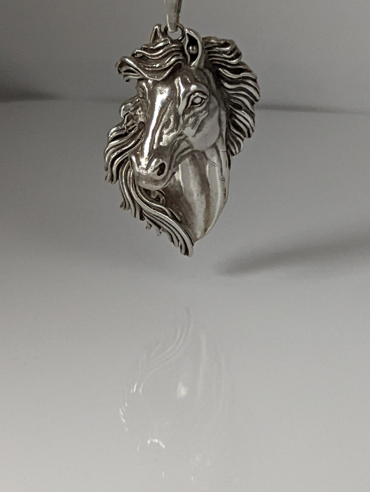 Silver Steed Signature Horse head Pendant