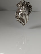 Silver Steed Signature Horse head Pendant