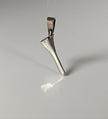 Silver Steed Horseshoe Nail Silver Pendant