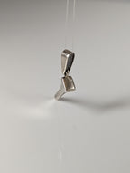 Silver Steed Horseshoe Nail Silver Pendant