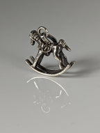 Silver Steed Rocking Horse Silver Pendant