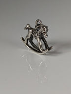 Silver Steed Rocking Horse Silver Pendant