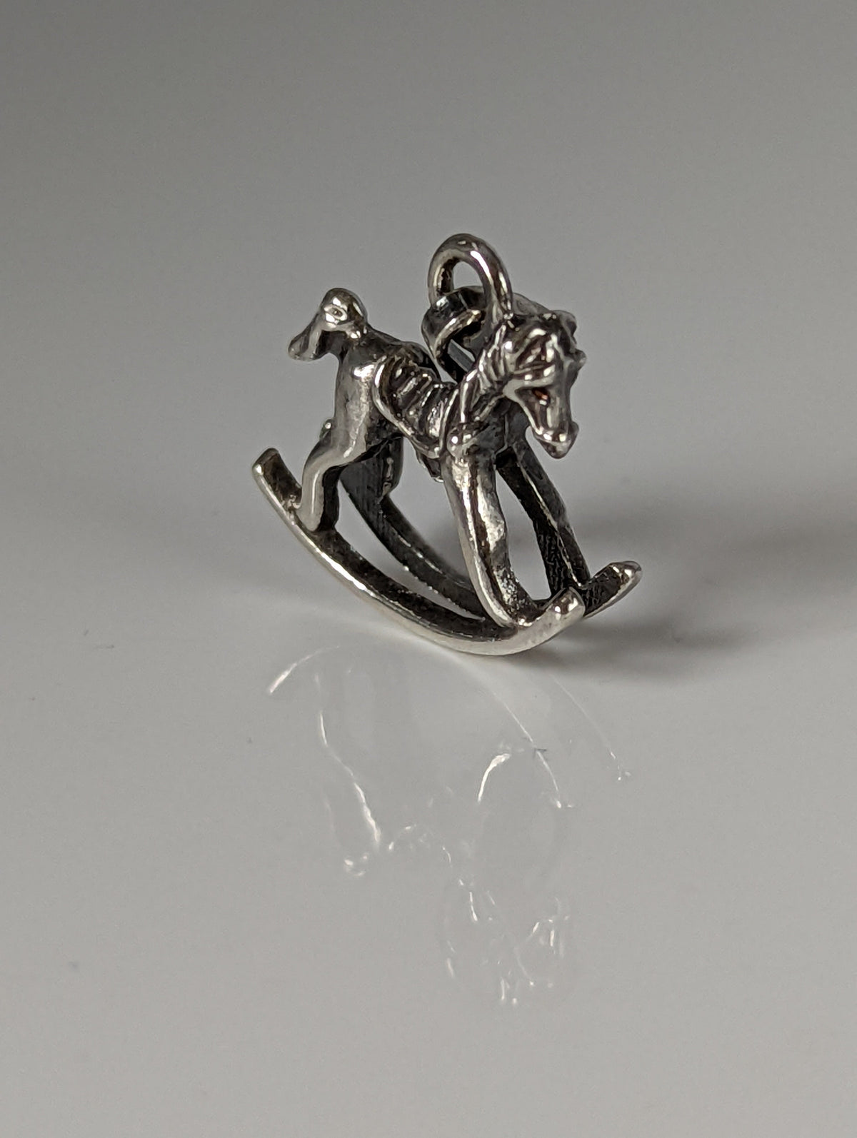 Silver Steed Rocking Horse Silver Pendant