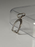 Silver Steed Stirrup Silver Pendant