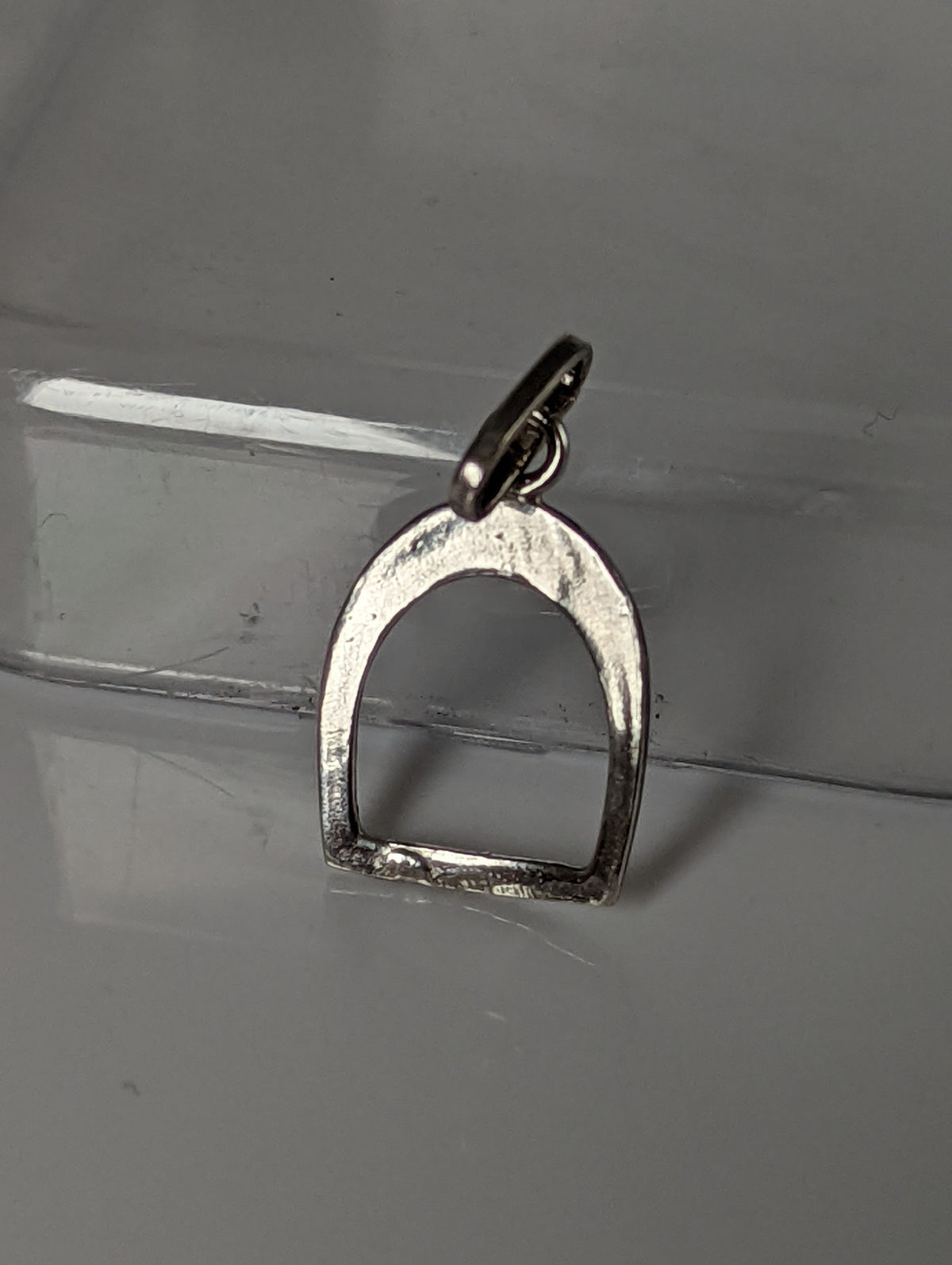 Silver Steed Stirrup Silver Pendant