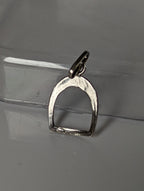 Silver Steed Stirrup Silver Pendant
