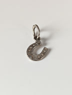 Silver Steed Horseshoe Silver Pendant