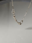 Silver Steed Snaffle Necklace