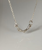 Silver Steed Snaffle Necklace