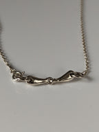 Silver Steed Snaffle Necklace