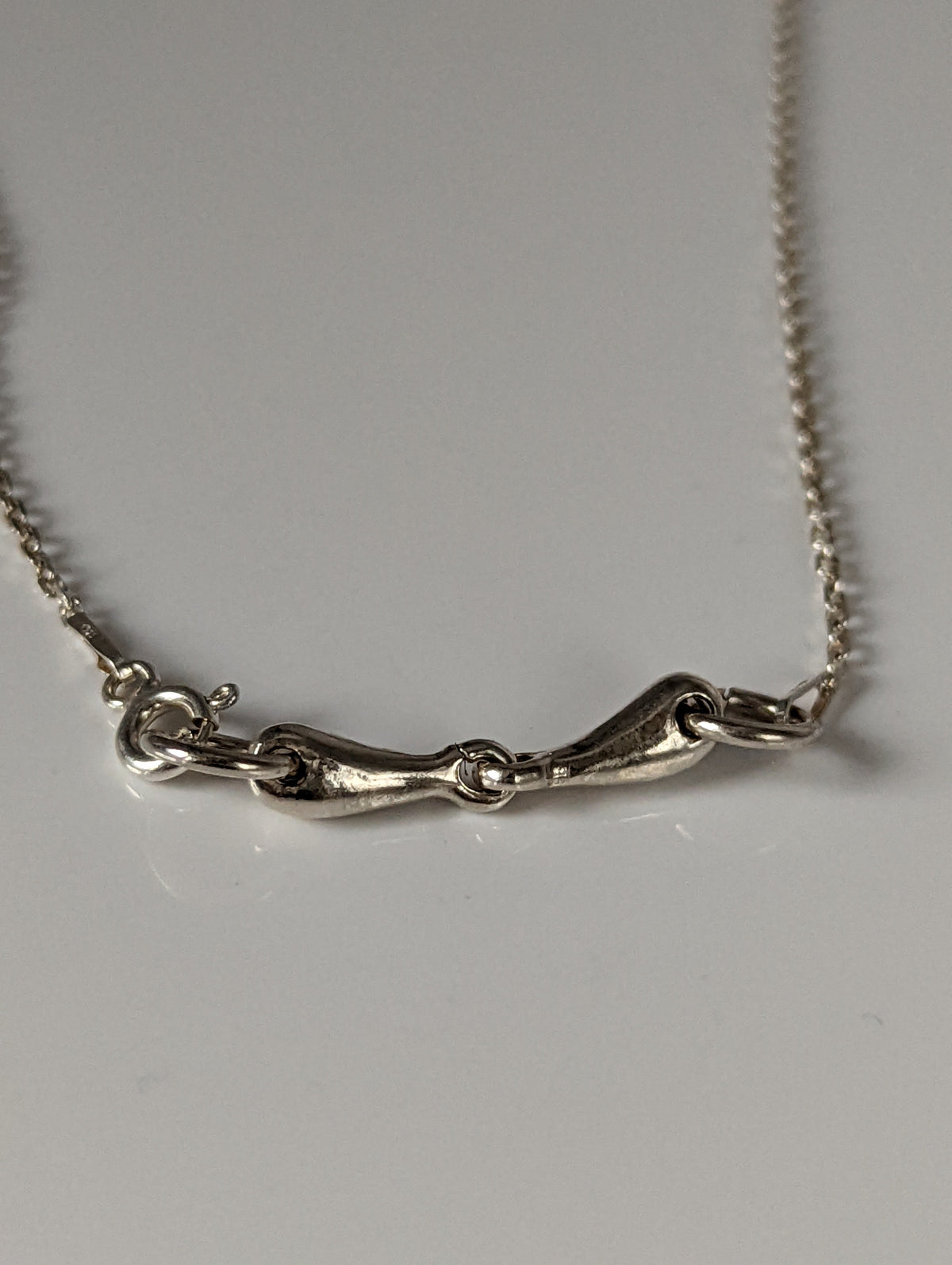 Silver Steed Snaffle Necklace