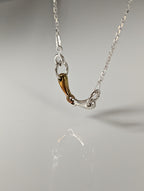 Silver Steed Snaffle Necklace