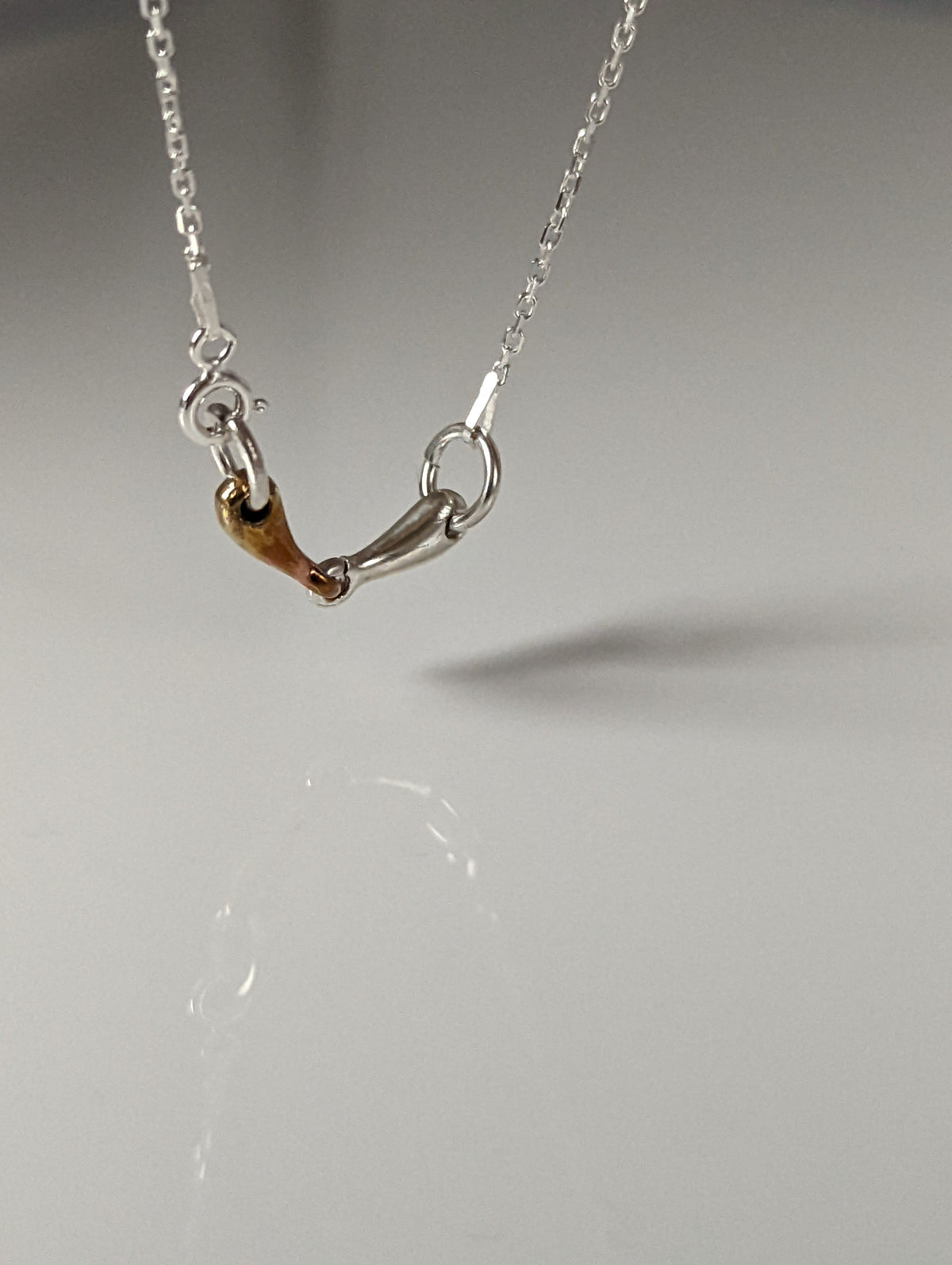 Silver Steed Snaffle Necklace