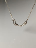 Silver Steed Snaffle Necklace