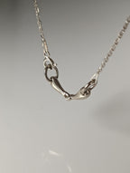 Silver Steed Snaffle Necklace