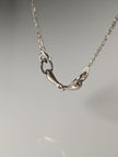Silver Steed Snaffle Necklace