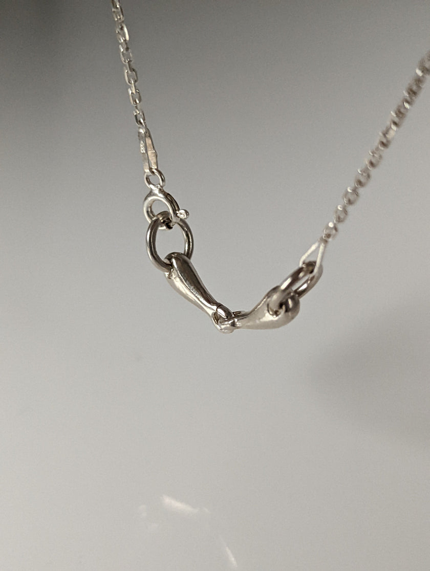 Silver Steed Snaffle Necklace