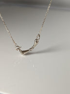 Silver Steed Snaffle Necklace