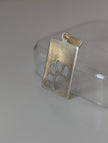Silver Steed Paw Print Tag Silver Pendant