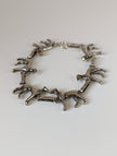 Silver Steed Greyhound Silver Bracelet