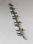 Silver Steed Greyhound Silver Bracelet