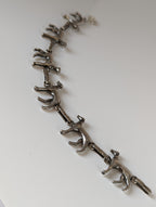 Silver Steed Greyhound Silver Bracelet