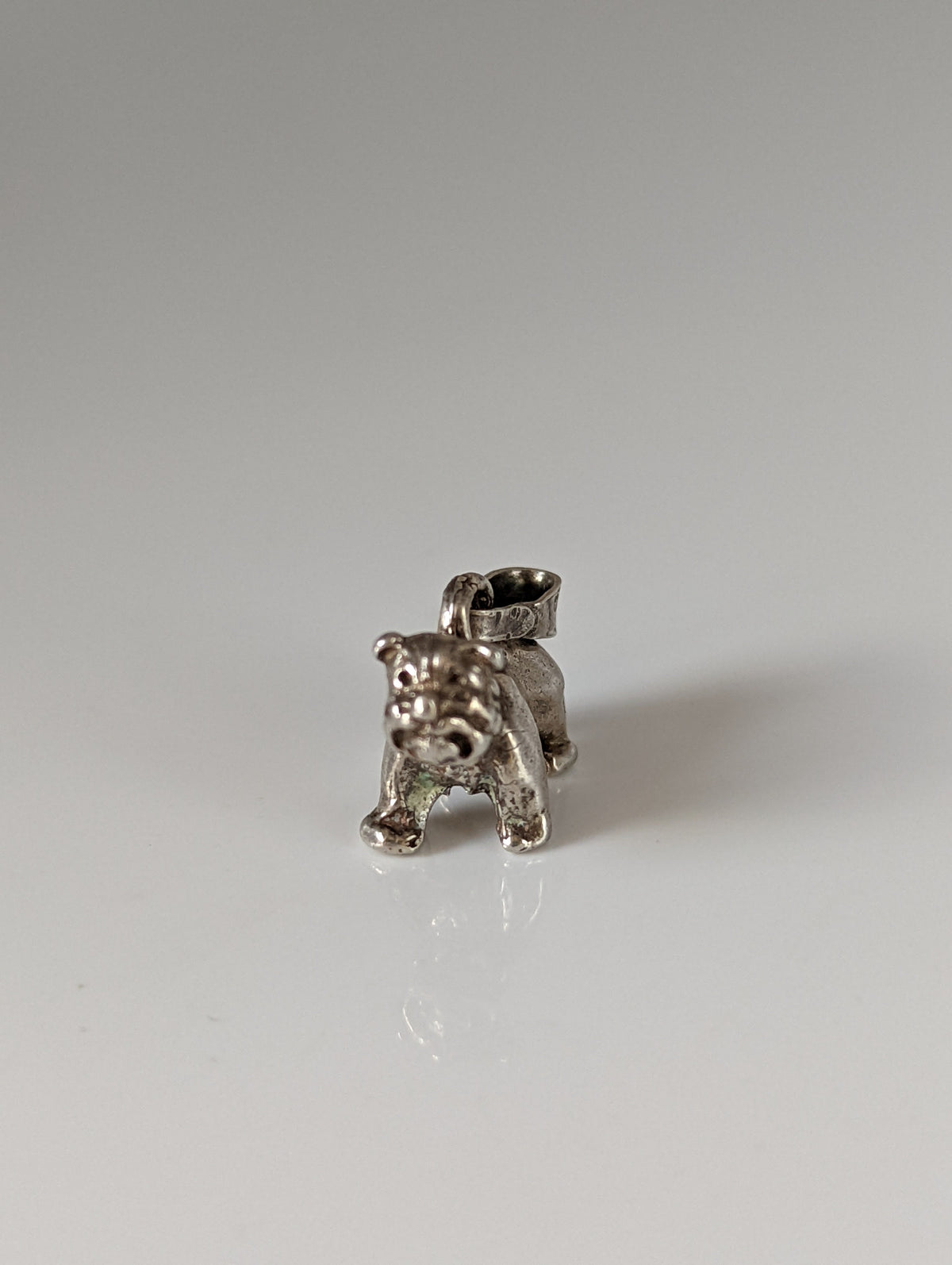 Silver Steed Terrier Silver Pendant