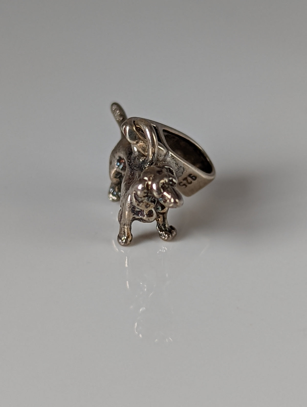 Silver Steed Dachshund Silver Pendant