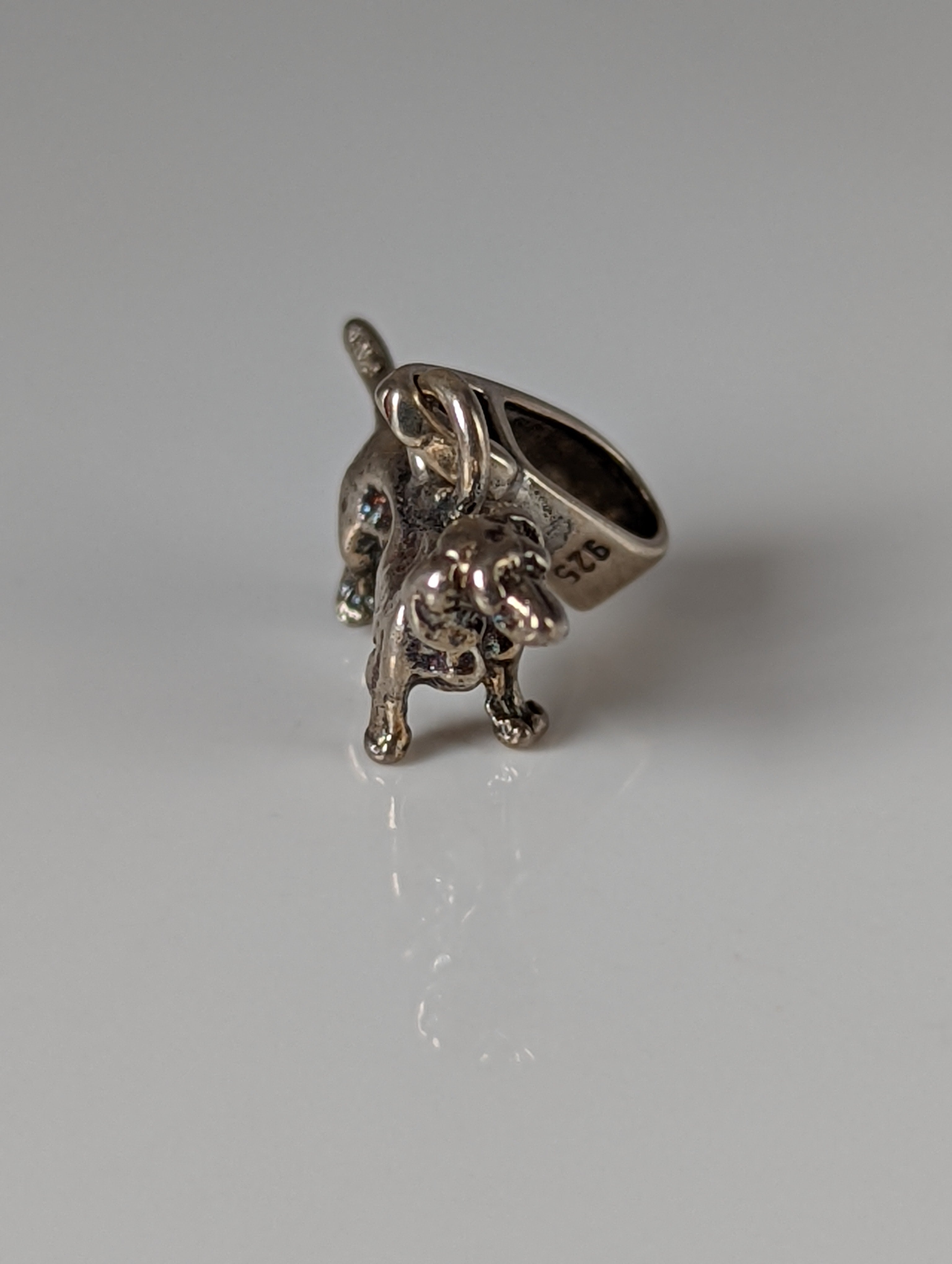 Silver Steed Dachshund Silver Pendant