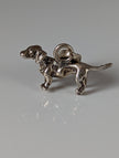 Silver Steed Dachshund Silver Pendant