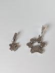 Silver Steed Paw Print Silver Pendant