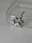 Silver Steed Paw Print Silver Pendant