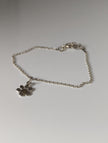 Silver Steed Paw Print Charm Silver Bracelet