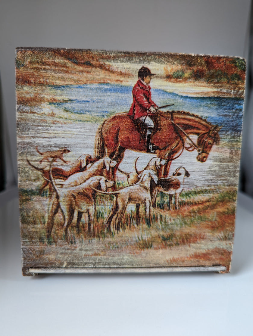 Silver Steed Tissue Boxes