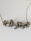 Silver Steed Herd Necklace