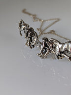 Silver Steed Herd Necklace