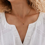 Cross Birthstone Necklace