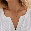 Birthstone Cross Necklace