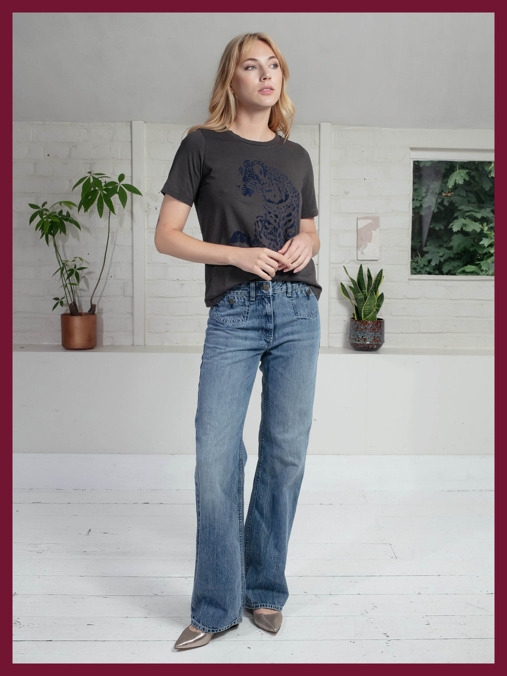 Priscilla Leopard T Shirt