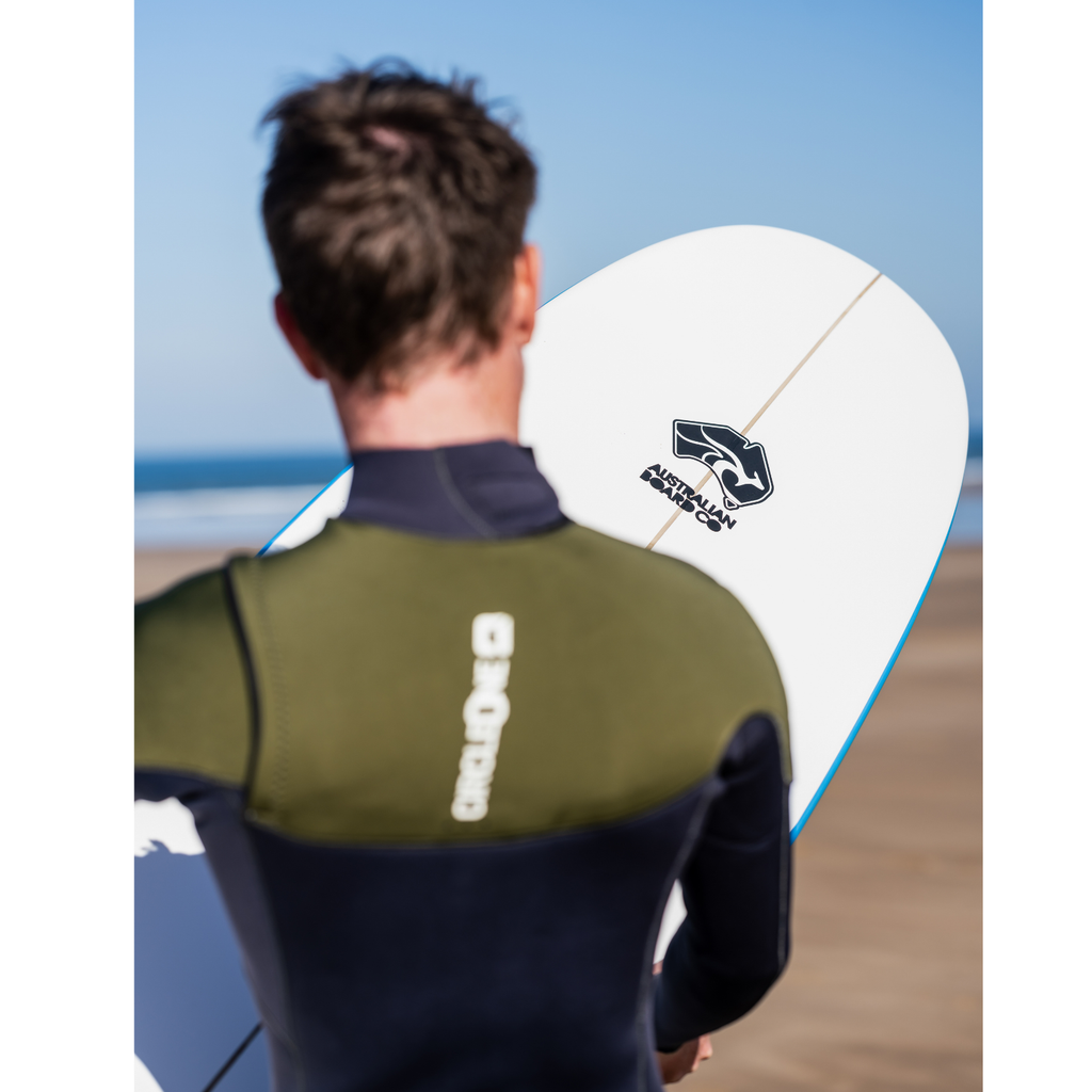 9' Pulse Longboard Round Tail Surfboard by Australian Board Co - FCSII Finboxes