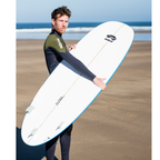 9' Pulse Longboard Round Tail Surfboard by Australian Board Co - FCSII Finboxes