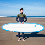 9' Pulse Longboard Round Tail Surfboard by Australian Board Co - FCSII Finboxes