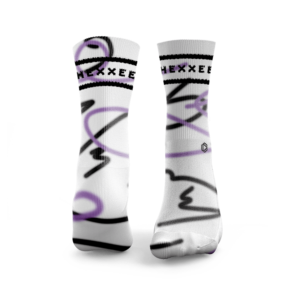 Squiggle Lines Padel Socks