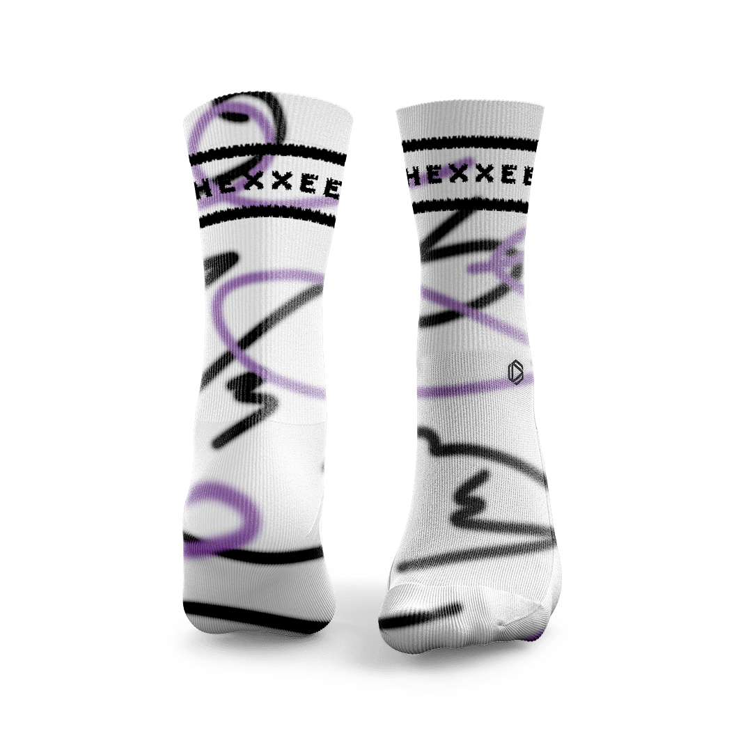 Squiggle Lines Padel Socks