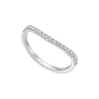 Diamonfire Zirconia Wave Cluster Ring
