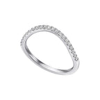 Diamonfire Zirconia Wave Cluster Ring