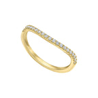 Diamonfire Zirconia Wave Cluster Ring