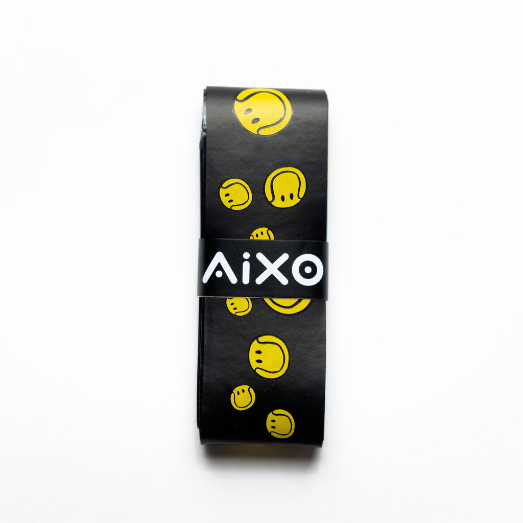 Aixo Smiley Ball Overgrip Black