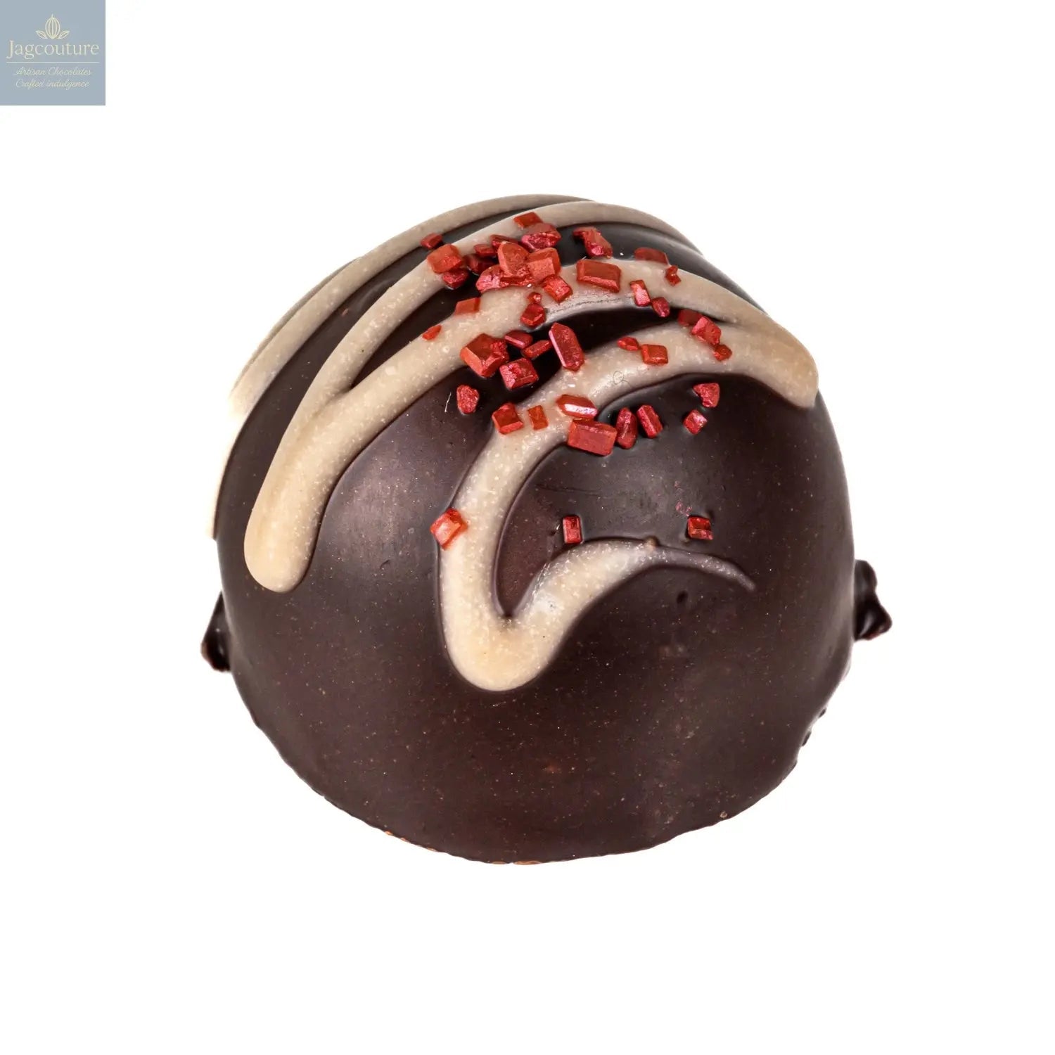 Raspberry Fruit Cream - flavoured fondant cream in dark chocolate 13g