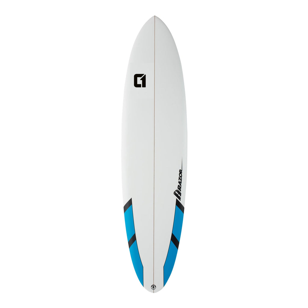 7ft 6 Razor Round Tail Mini Mal Surfboard in Matt Finish (FINS Included)